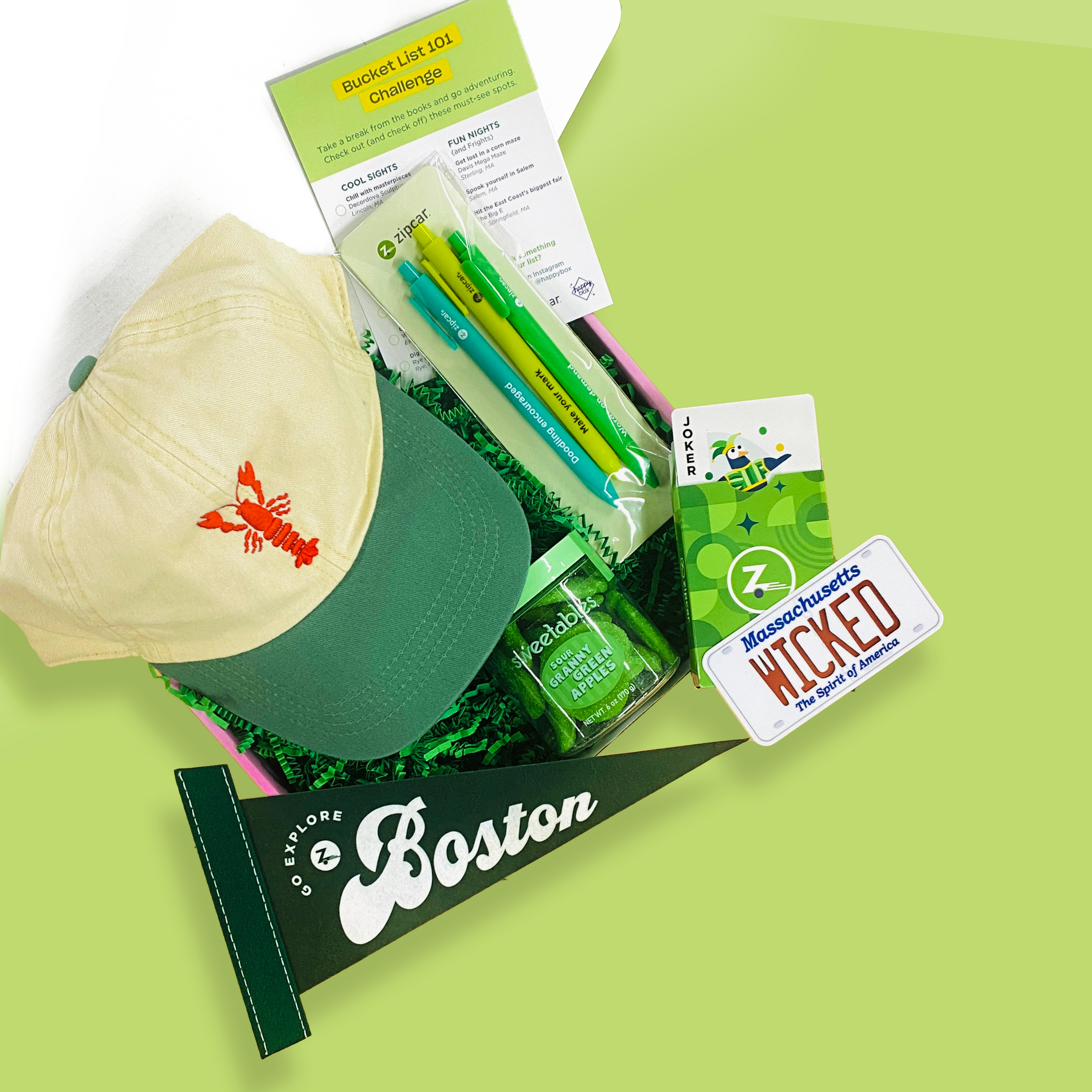 Happy Box x Zipcar: Surprise & Delight for Boston College Students
