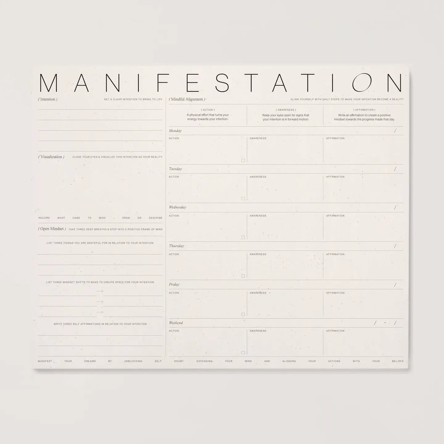 Manifestation Pad