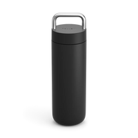 Elegant insulated tumbler with ceramic coating, thin sippable lip, and premium metal handle. Holds 20 ounces and is easy to carry.