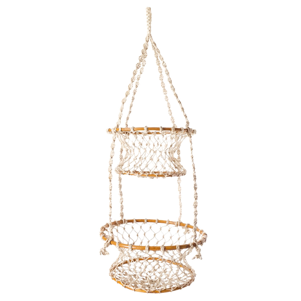 Handwoven Macrame Hanging Basket