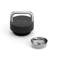 Elegant insulated tumbler with ceramic coating, thin sippable lip, and premium metal handle. Holds 20 ounces and is easy to carry.