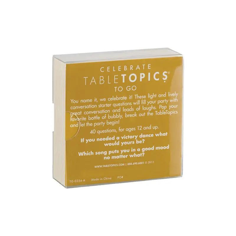 Celebrate Table Topics