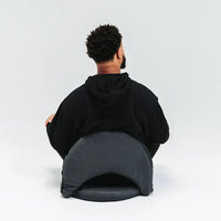 Adjustable meditation chair with 90º adjustable design, folds flat for easy storage, weatherproof base for indoor and outdoor use, supports proper posture for deeper focus and relaxation.