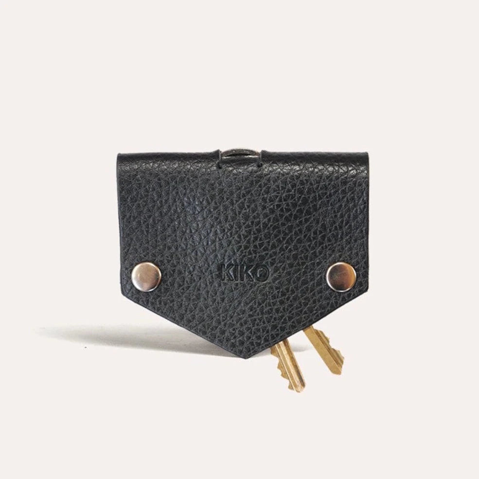 Black Leather Key Case