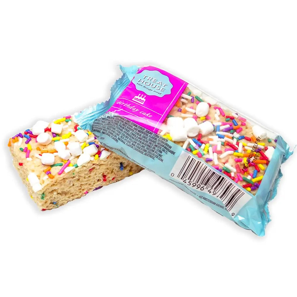 Birthday Cake Rice Krispie Treat Bar