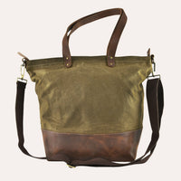 Olive Boyfriend Tote Canvas Bag