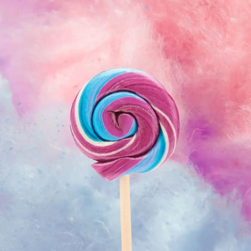 Cotton Candy Lollipop