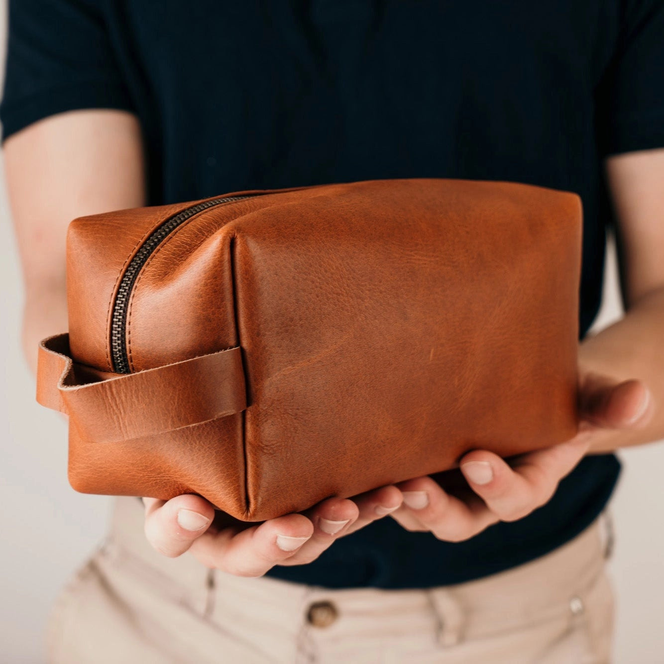Vegan Leather Toiletry Kit