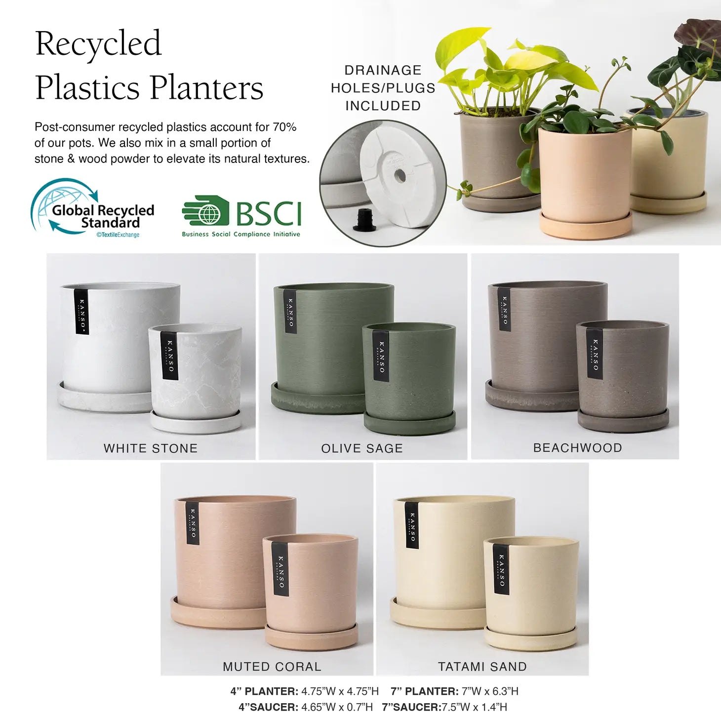 Natural Stone Planter