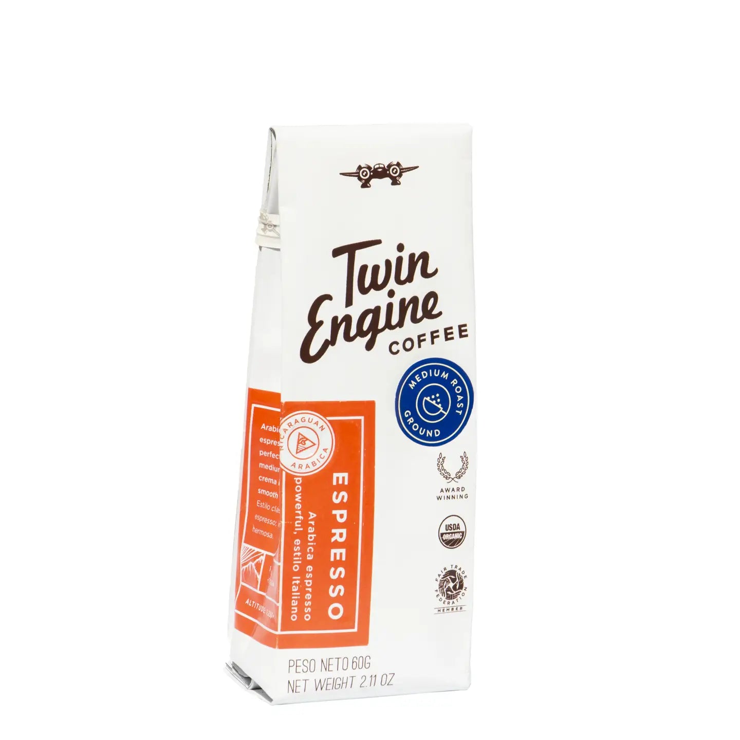Delight the coffee lover in your life with this espresso-style coffee—a rich and bold brew in a perfectly giftable 2 oz size. Whether for camping adventures, tastings, or elevating their daily ritual, this compact coffee packs a punch of flavor. This coffee is ready to brew their way and creates one pot (8 cups) of aromatic, espresso-style perfection. Thoughtful, unique, and delicious, this is the gift that will leave a lasting impression.
