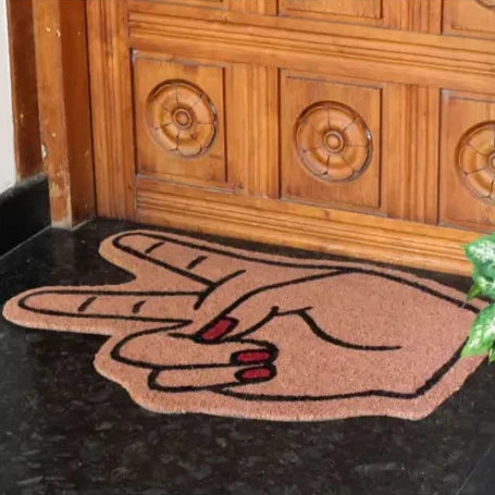 Peace Sign Doormat
