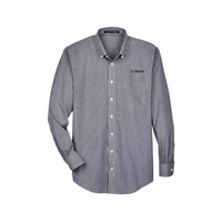 Devon & Jones Men's Crown Collection Gingham Check Woven Shirt