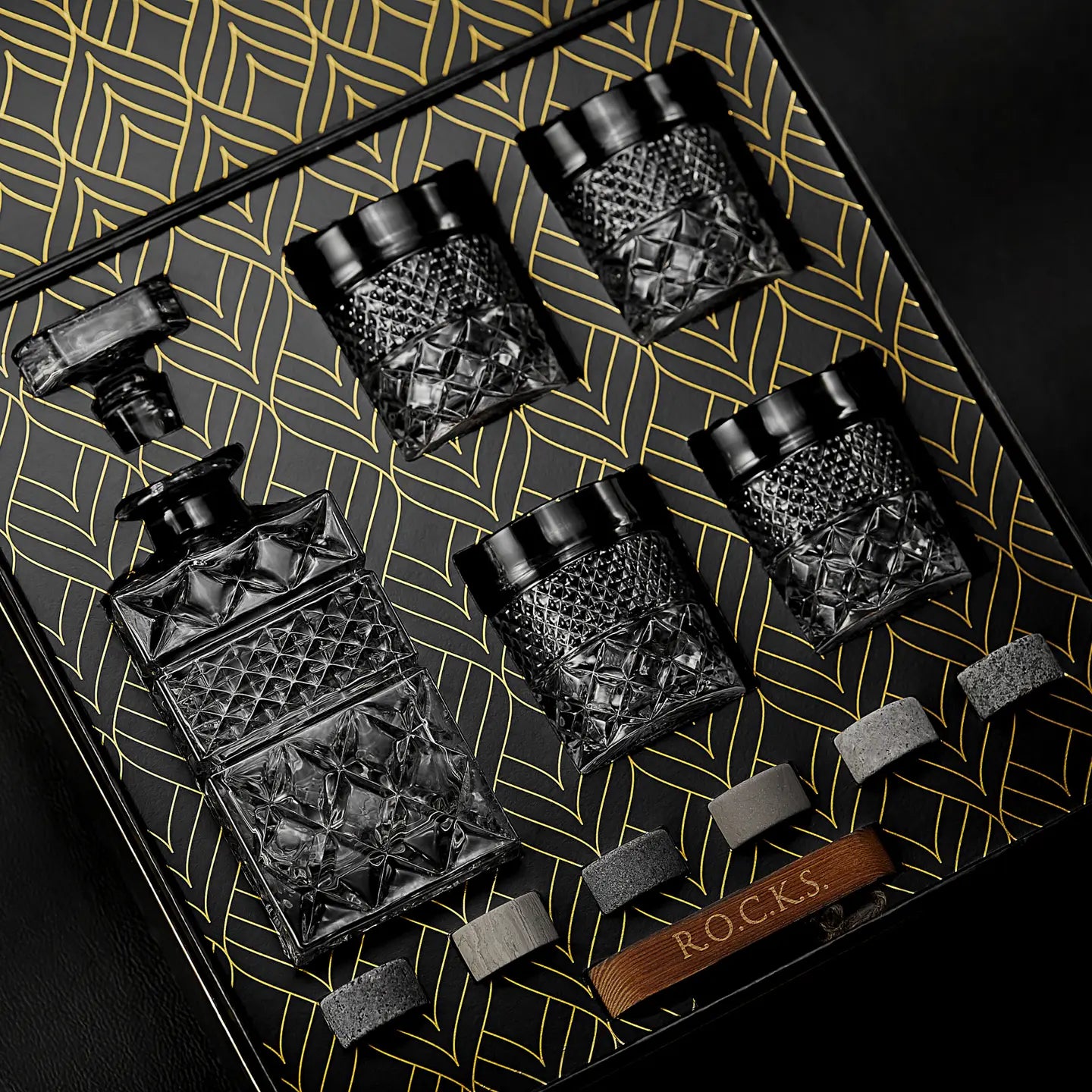 Classic Whiskey Decanter Set 5-Piece