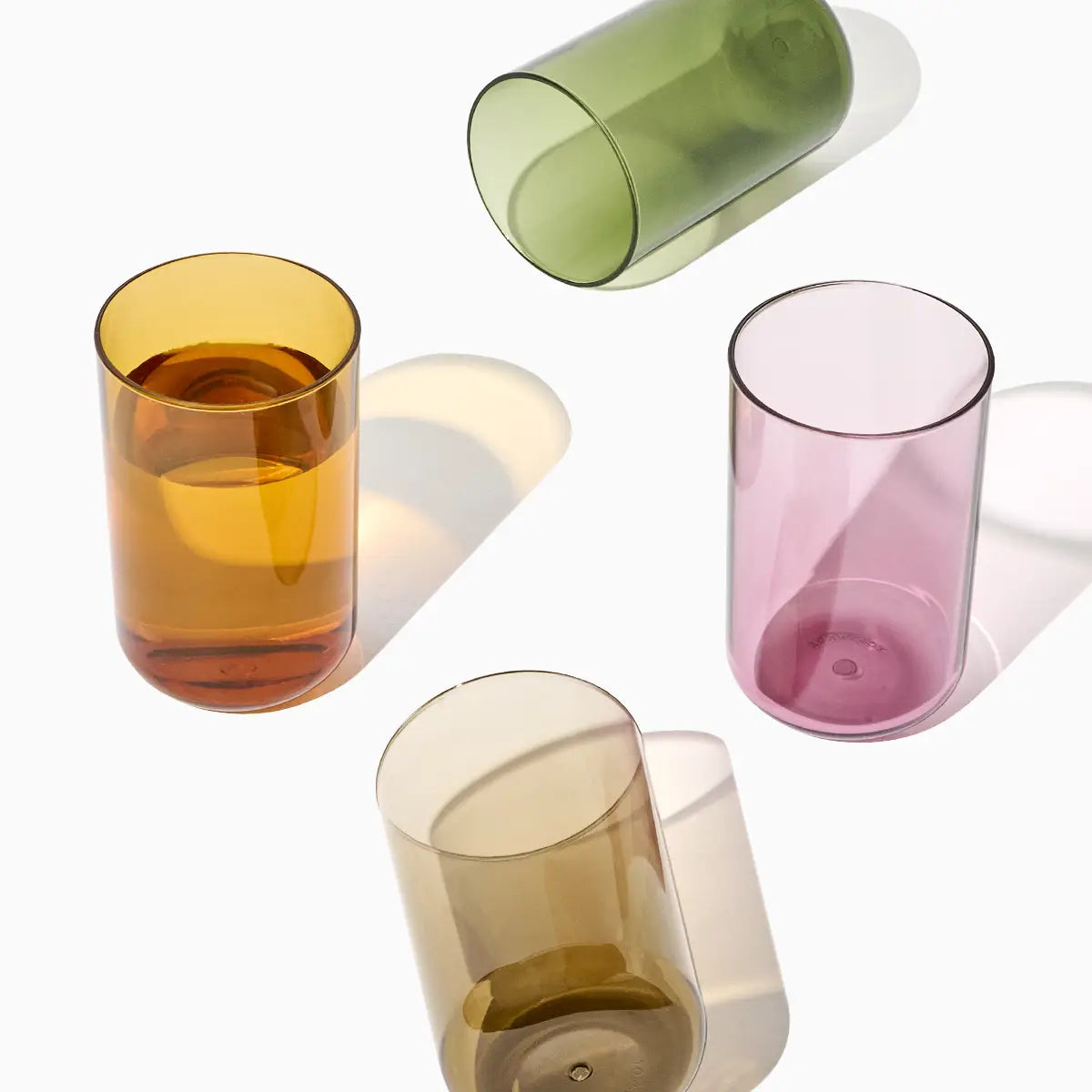 4 Pack - 10 Oz Glass Tumblers
