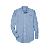 Devon & Jones Men's Crown Collection Gingham Check Woven Shirt