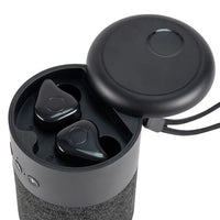 Bluetooth Speaker with Built in Earbuds