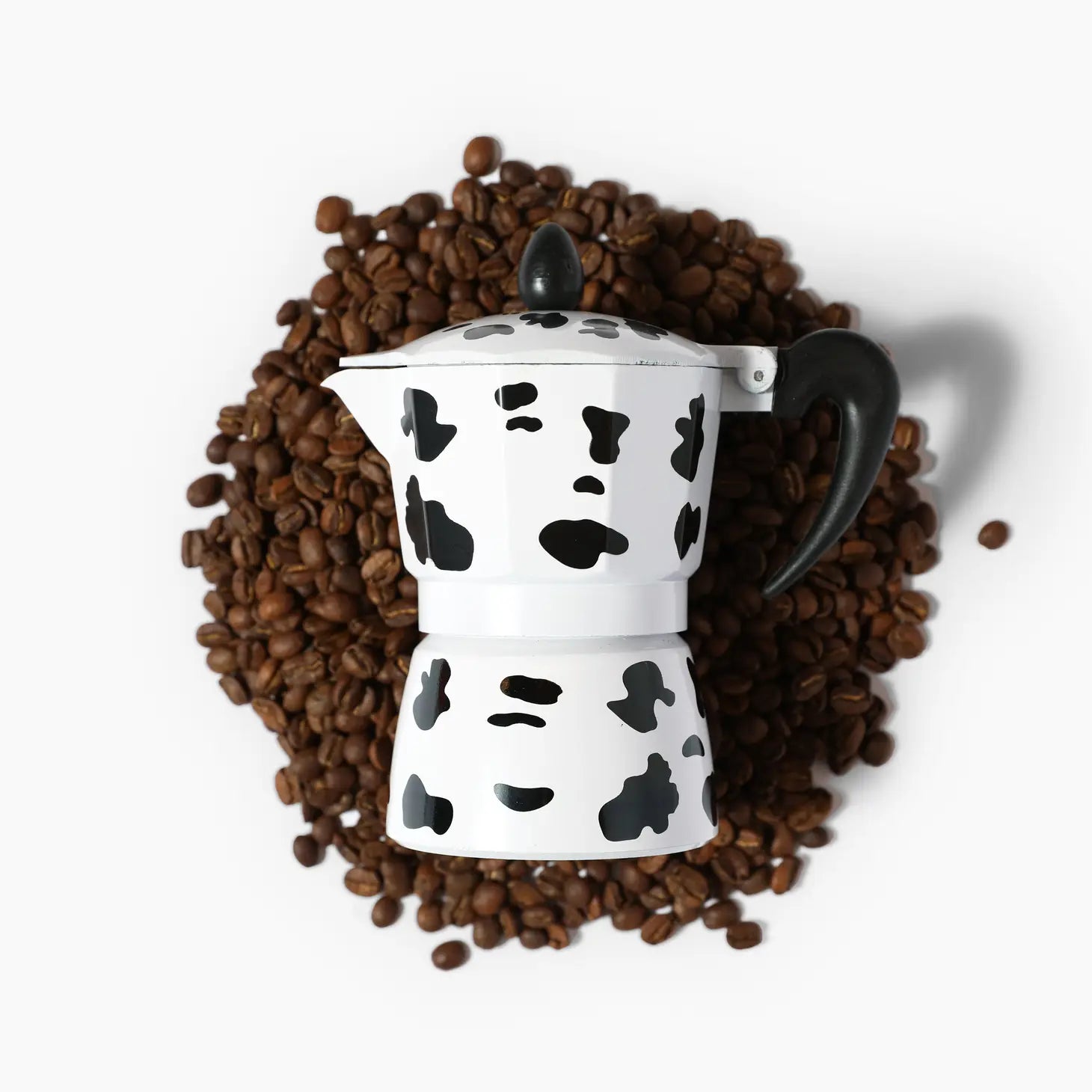 Cow Print Moka Pot