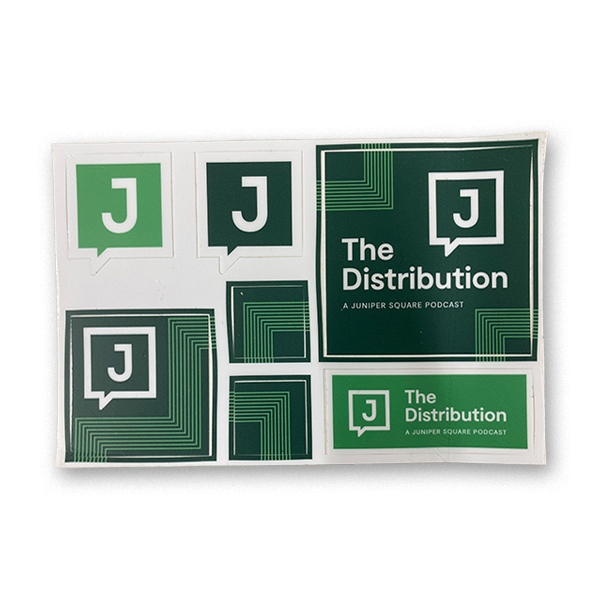 Juniper Square Podcast Sticker Sheet