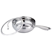 9.5-Inch Stainless Steel Pan with Lid