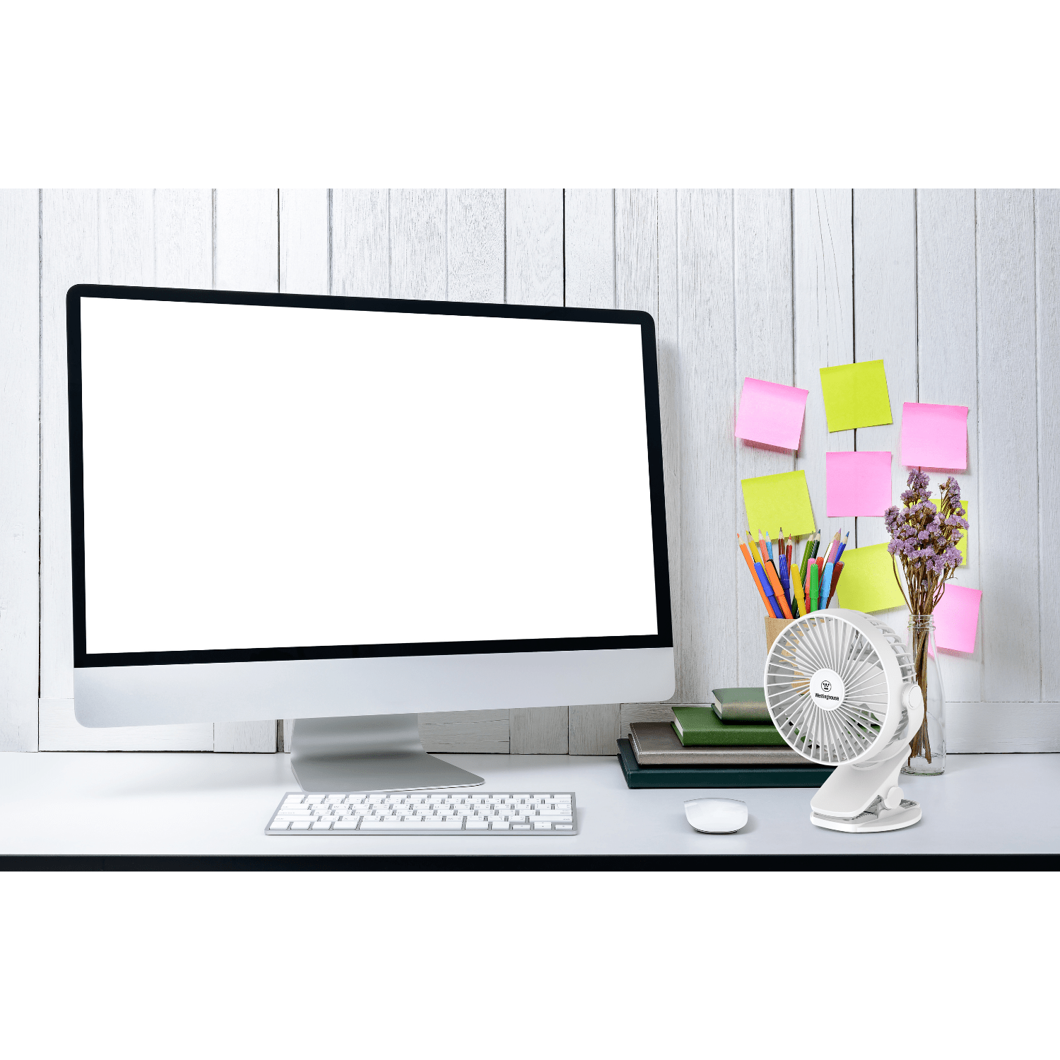 2-in-1 Rechargeable Clip/Table Fan + Adaptor