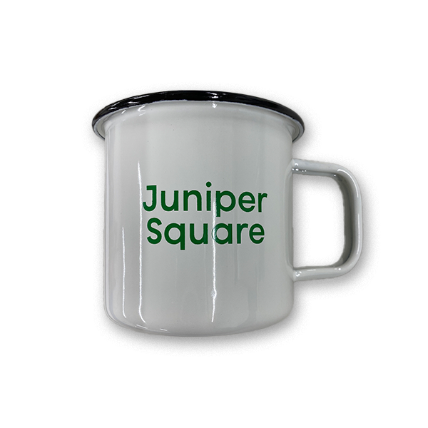 Juniper Square White Mug