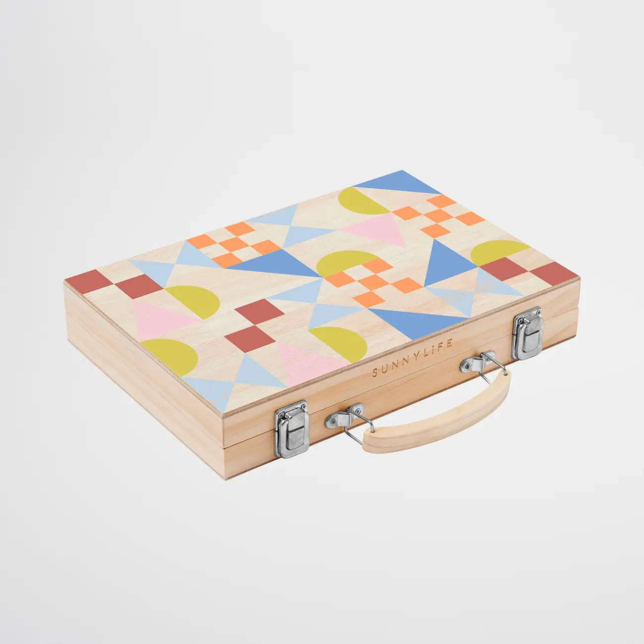 Wooden Backgammon Majorelle