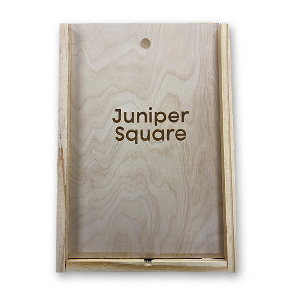 Truffle Oil in a Wooden Crate