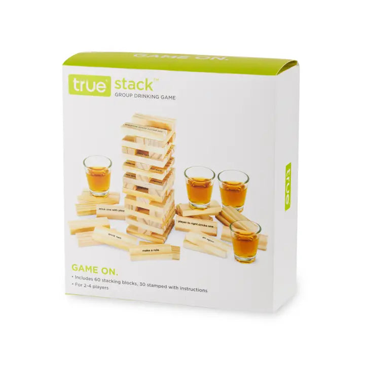 Jenga Drinking Game With Shot Glasses