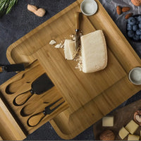 Charcuterie Board with Slide Out Tools