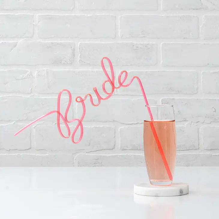 Bride Silly Straw