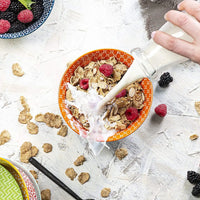 Set of 6 Geometric Cereal Bowls