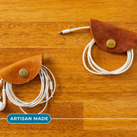 Leather Cord Holder