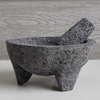 Molcajete with Tortilla Basket