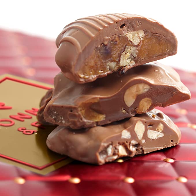 Chocolate Gift – Gourmet Tin with Assorted Chocolates & Caramels in Red Tin