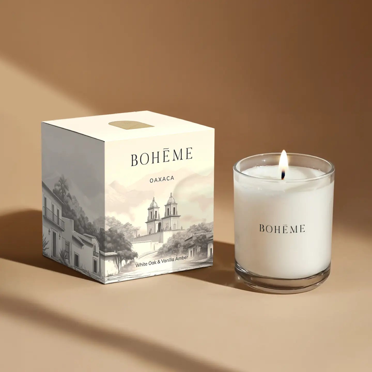 White Oak, Amber & Vanilla Luxe Candle