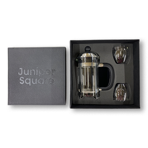 Juniper Square AE - Modena Coffee Press and Glass Set