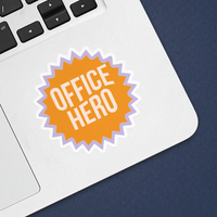 Office Hero Sticker