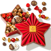 Christmas Chocolate Bon Bons Star Tin – Gourmet Holiday Gift