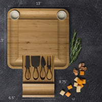 Charcuterie Board with Slide Out Tools