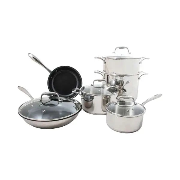 10pc Stainless Steel Cooking Set