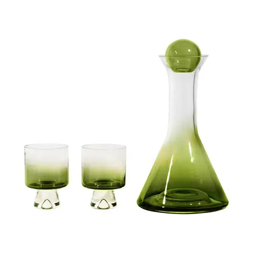 Tank Wine Gift Set Green