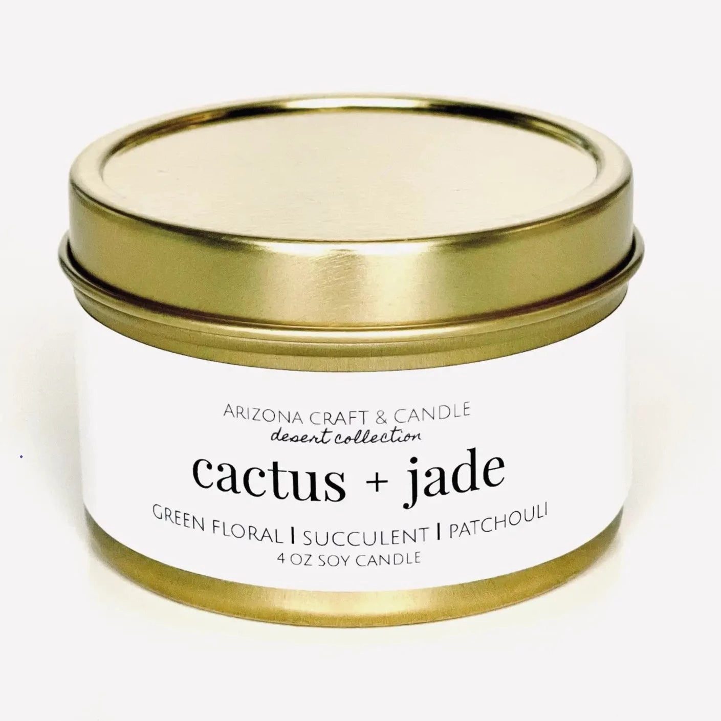 Cactus Jade Tin Candle