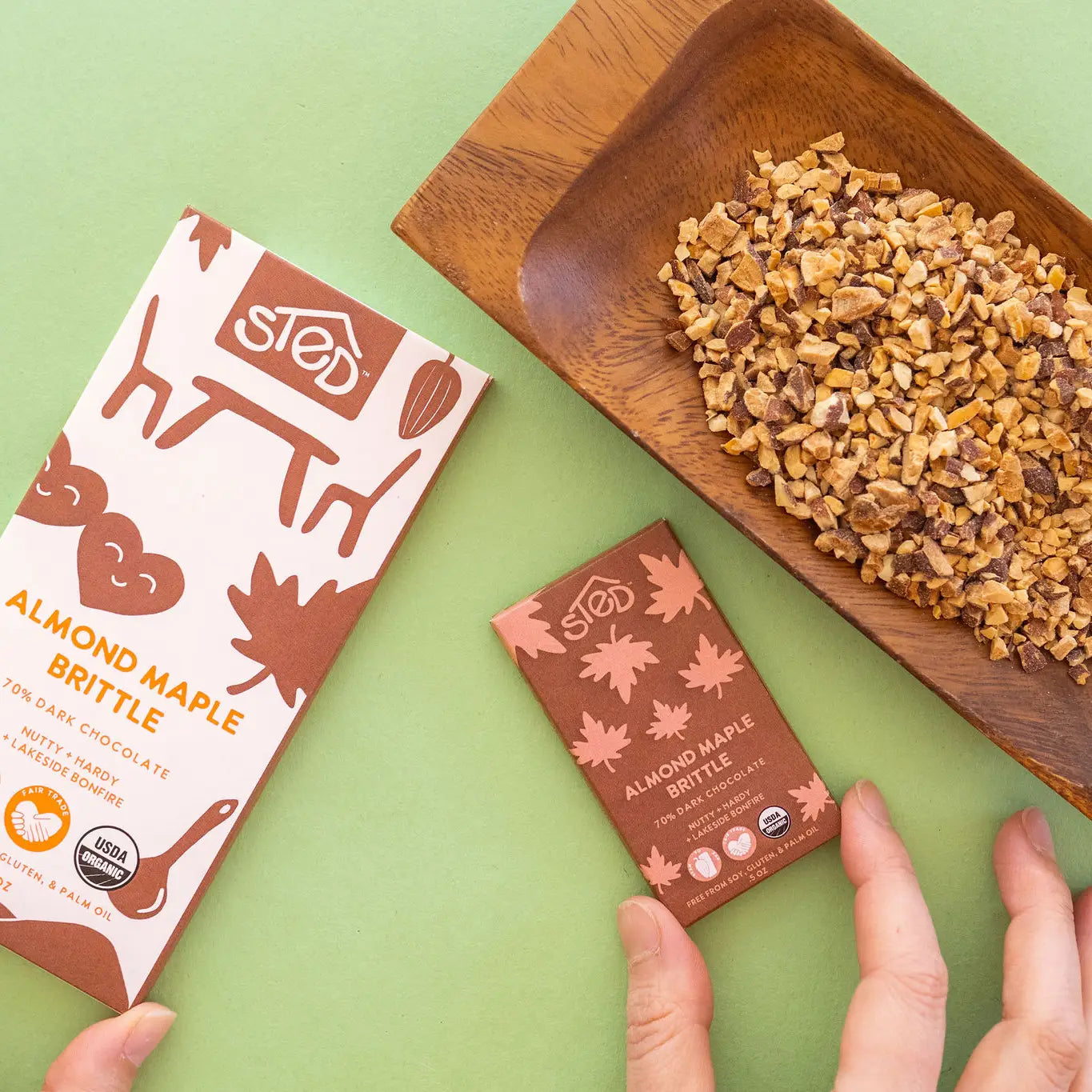 Mini Almond Maple Brittle