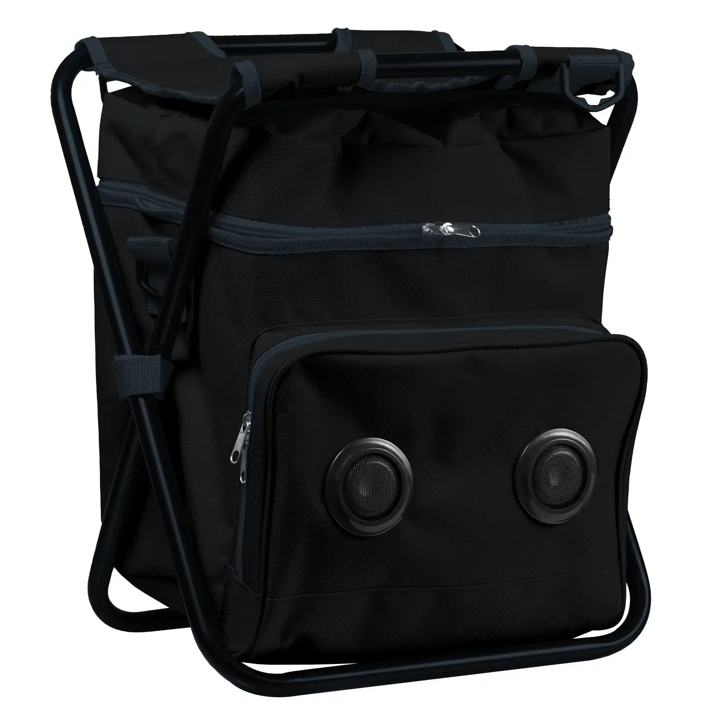 Tailgate Cooler Chair Backpack with Bluetooth Speaker