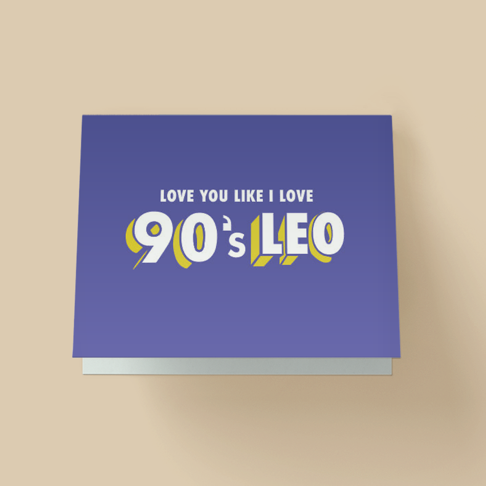 90's Leo Card