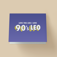 90's Leo Card
