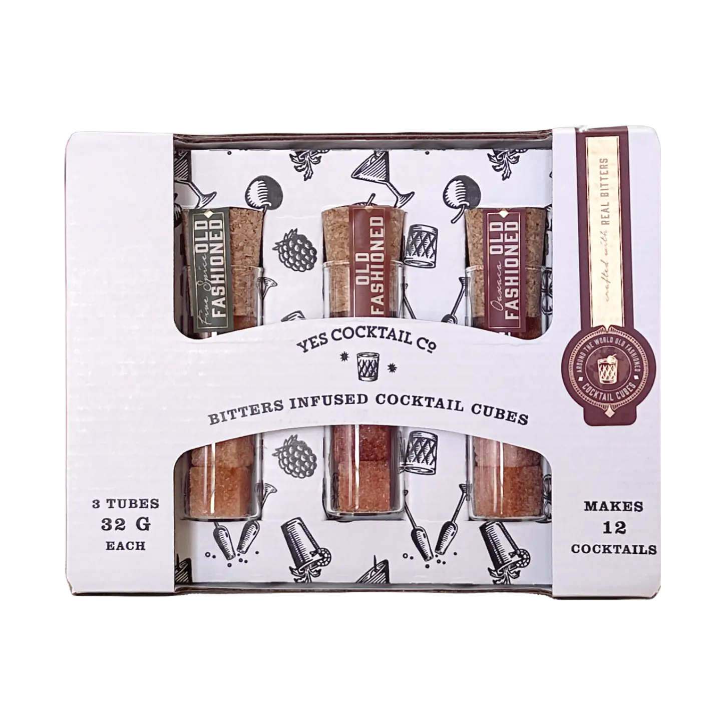 Bitters Infused Cocktail Cubes