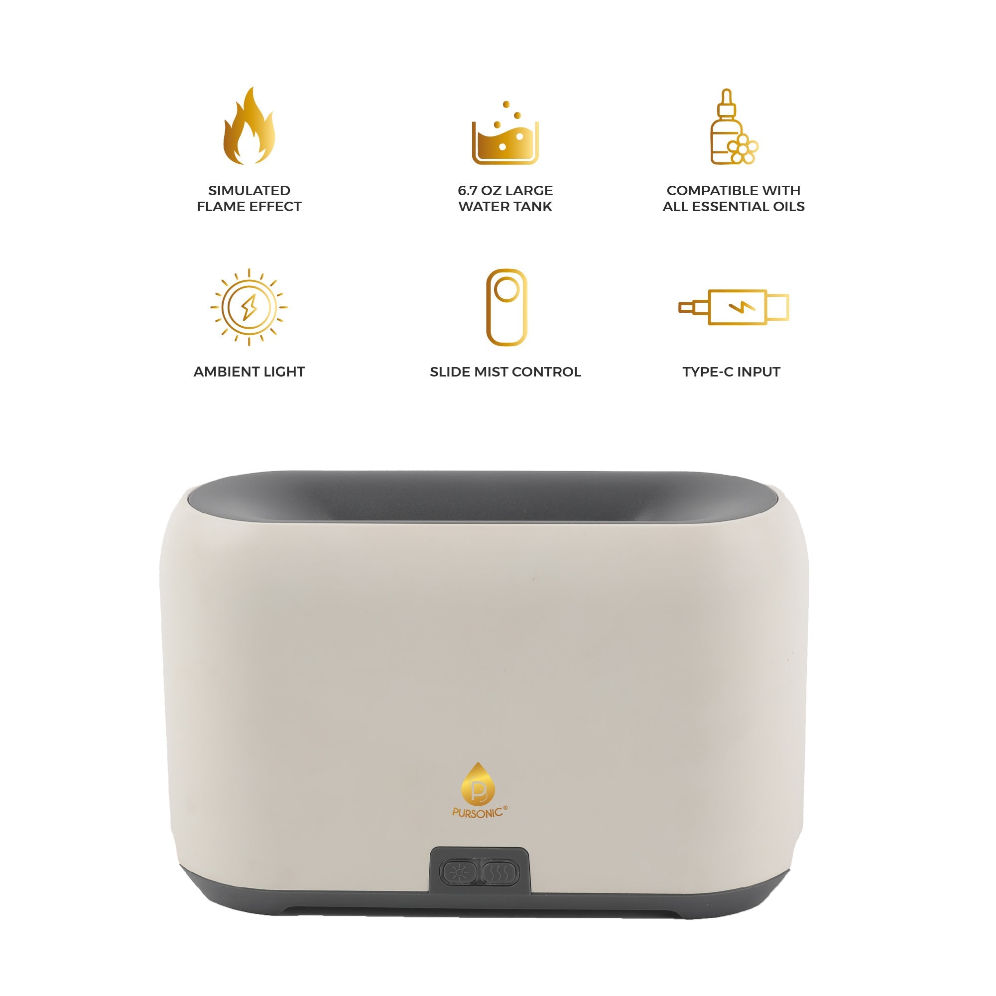 Essential Oil FlameGlow Aromatherapy Diffuser
