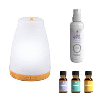 Aromatherapy Essentials Bundle with USB Diffuser