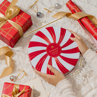 Christmas Gift Basket – Holiday Treat Assortment Box with Chocolates, Nuts & Caramels